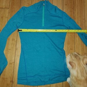Smartwool Medium Blue Quarter-Zip Pullover